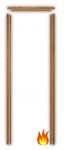 XL Solid Timber Core Oak Fire Door Lining (single door)